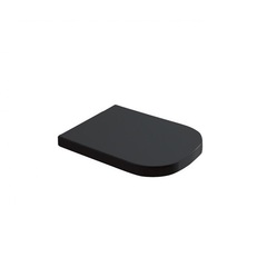 Galassia Meg11 5451NE Black Сиденье для унитаза с микролифтом фото