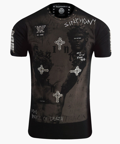 The Saints Sinphony | Футболка мужская OFF WITH YOUR HEAD GREY TS2717 перед
