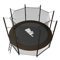 Батут UNIX line Black&Brown 12 ft (inside)
