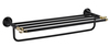 Fixsen Luksor FX-71615B Полка для полотенец, цвет: чёрный