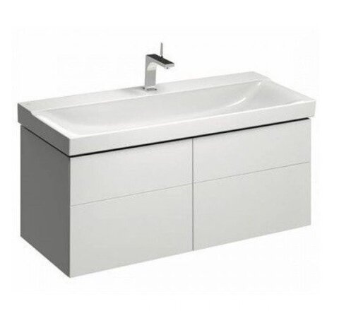 Geberit Xeno2 500.518.01.1 Тумба под раковину, 117.4x53x46.2см, Белый / Высокоглянцевое покрытие