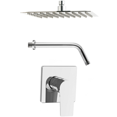 Aquanet Static 257151 Душевая система встраиваемая, цвет: хром фото