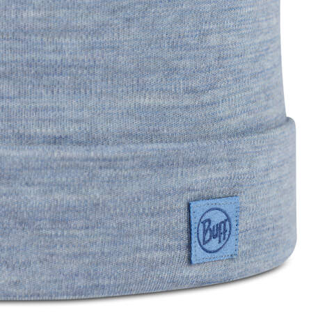 Картинка шапка-бини Buff Hat Wool Heavyweight Light Blue - 4