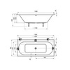 Ravak C920000000 Ванна CITY 180х80 белая