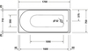 Duravit D-Neo 700479000000000 Ванна