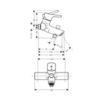 Hansgrohe Talis S 72401000 Смеситель для ванны однорычажный