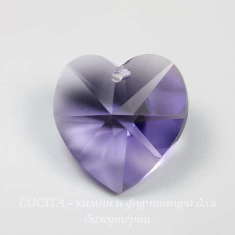 6228 Подвеска Сваровски Сердечко Tanzanite (18х17,5 мм) ()