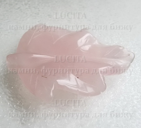 Подвеска Кварц  "Листик" (59-60х49-50х7-8 мм) ()