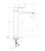 Cezares Lux LUX-LC-01-W0 Смеситель для накладной раковины, цвет: хром