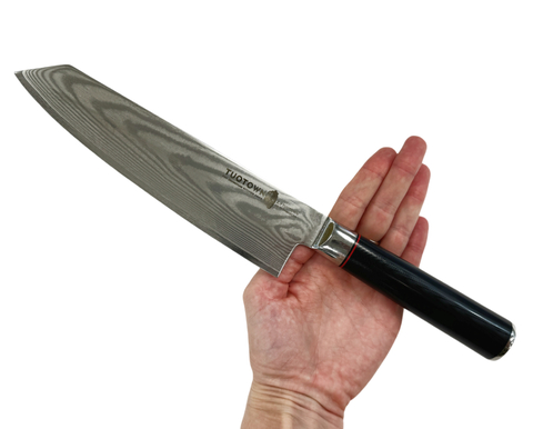 Кухонный нож Шеф Kiritsuke TuoTown FT-series 20см,VG10, DAMASCUS, G10, арт.218002