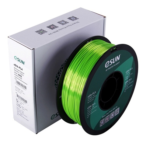 ESUN eSilkPLA, 1.75 мм, 1 кг, лаймовый