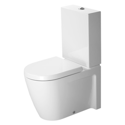 Duravit 2145090000 Унитаз моноблок приставной 630х370 мм, слив универсальный, с креплением,цвет белый