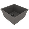 Lemark Sinara 9910065 Кухонная мойка 400-U подстольного монтажа из кварцгранита цвет: Серый шёлк