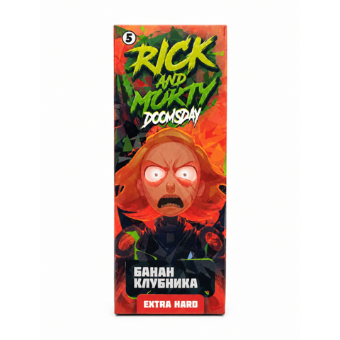 Rick & Morty Doomsday Salt 2% Extra HARD 30 ml - Банан Клубника