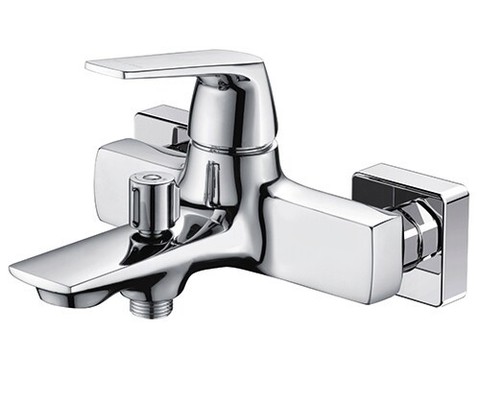 WasserKRAFT Neime 1901 Смеситель для ванны с коротким изливом, цвет: хром