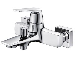 WasserKRAFT Neime 1901 Смеситель для ванны с коротким изливом, цвет: хром фото