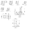 Duravit 2145090000 Унитаз моноблок приставной 630х370 мм, слив универсальный, с креплением,цвет белый