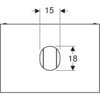 Geberit VariForm 501.166.00.1 Тумба под раковину, 90x23.5x51см, темно-серый / лакированный матовый, темно-серый / матовый