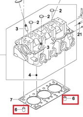 ВТУЛКА ГБЦ НАПРАВЛЯЮЩАЯ MATIZ, AVEO 1,2 ALL GM