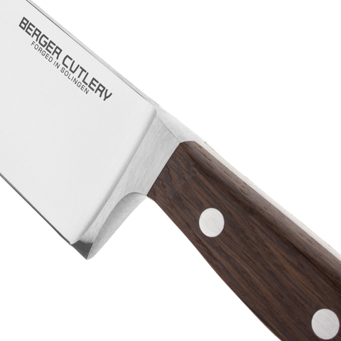 Нож кухонный поварской ШЕФ 21 см BERGER CUTLERY Classic Smoked Oak арт. BC210521