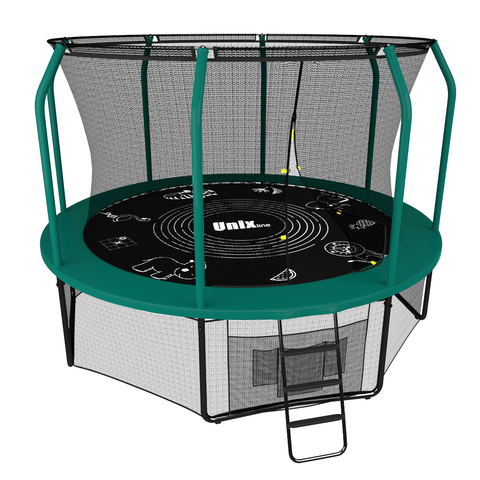 Батут UNIX line SUPREME GAME 16 ft (green)