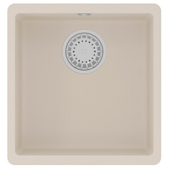 Lemark 9910066 Кухонная мойка Lemark SINARA 400-U подстольного монтажа из кварцгранита цвет: Шампань фото