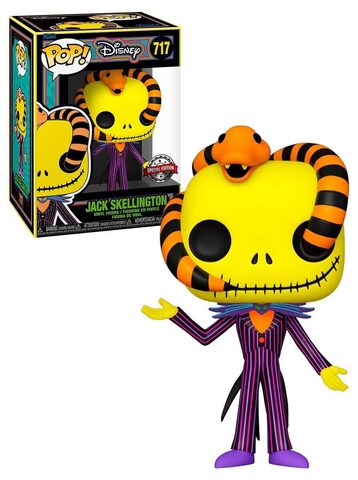 Funko POP! The Nightmare Before Christmas: Jack Skellington with Snake (Blacklight Exc) (717)