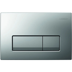 Geberit Delta 115.119.46.1 Смывная клавиша, для двойного смыва, матовый хром фото