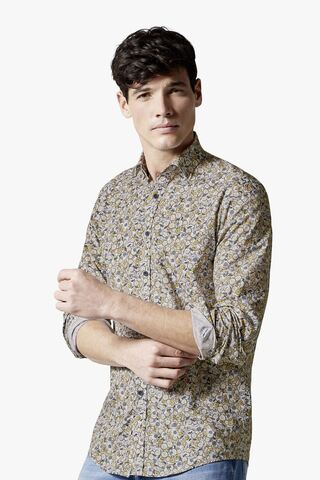 Casa Moda Casual Сорочка из органического хлопка с узором в лимоны.