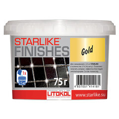 Декоративная добавка для затирки Litokol Starlike Finishes Gold, ведро 75 г