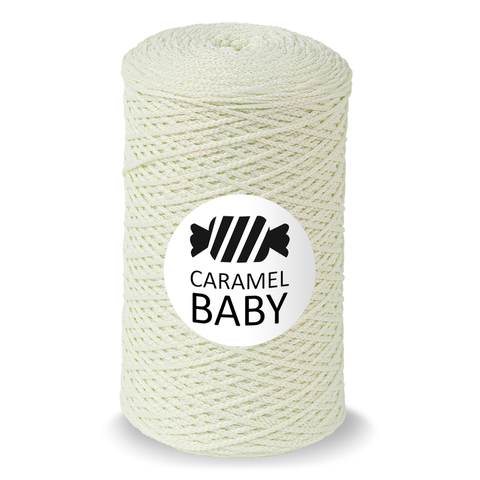 Шнур для вязания Caramel Baby 300 м фисташковое мороженое 7652