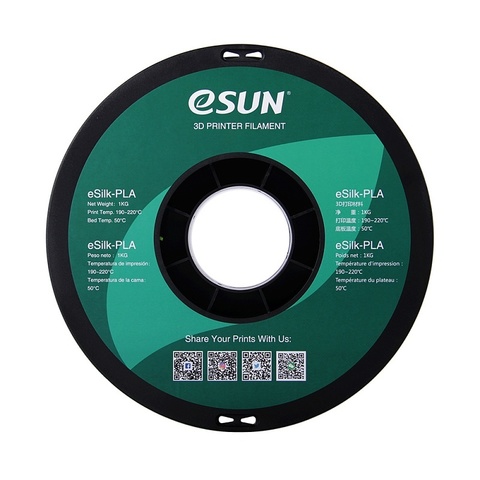 ESUN eSilkPLA, 1.75 мм, 1 кг, лаймовый