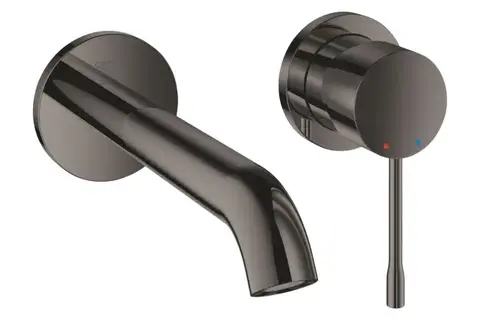 GROHE Essence 29192A01 Внешняя часть смесителя для раковины скрытого монтажа, на 2 отверстия, M-Size, темный графит глянец