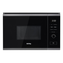 Микроволновая печь Korting KMI 820 GNBX, встраиваемая, нержавеющая сталь, 20л Микроволновая печь Korting KMI 820 GNBX, встраиваемая, нержавеющая сталь, 20л