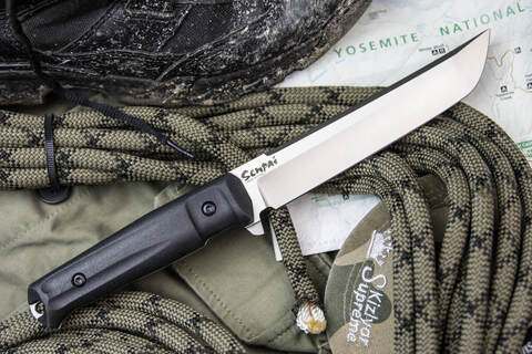 Нож тактический Senpai AUS-8 StoneWash, Kizlyar Supreme, 4650065058223