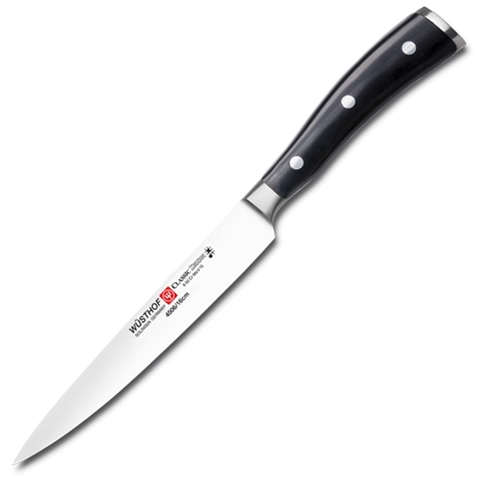 Набор из 5 кухонных ножей, ножниц, мусата и подставки WUSTHOF Classic Ikon арт. 9878 WUS