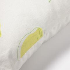 Чехол для подушки Etel 100% белый с желтыми лимонами 45 x 45 cm
