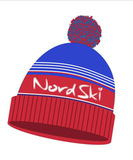 Шапка Nordski Stripe Red-Blue