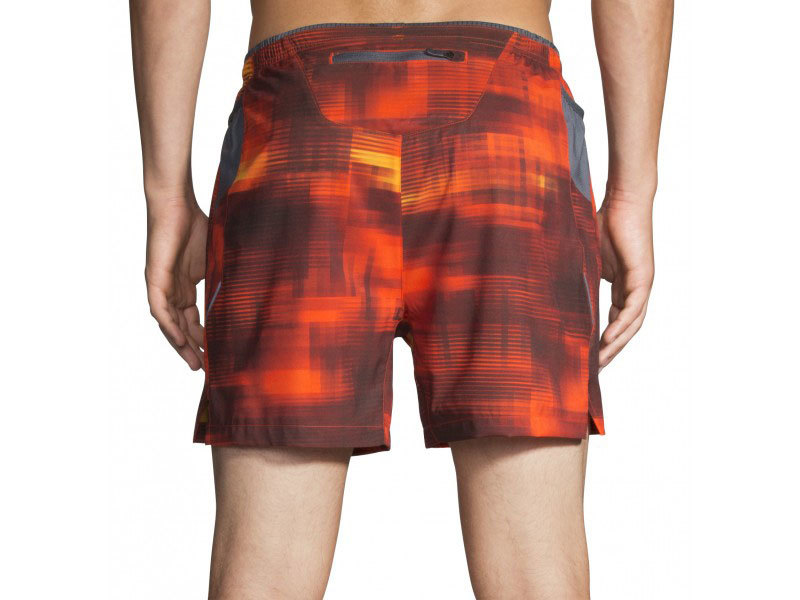 Brooks Sherpa 5" Short мужские беговые шорты оранжевые - 2