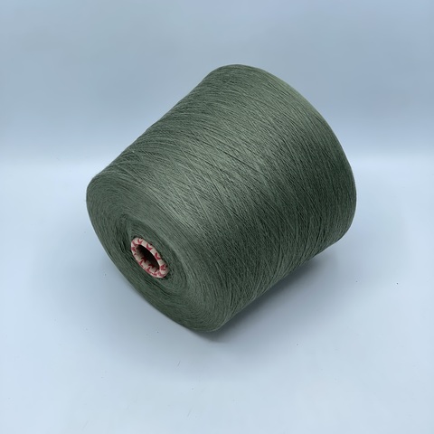 Бобинная пряжа,Cotton combed, 2540м. 100%Хлопок, Хаки(290), 39060