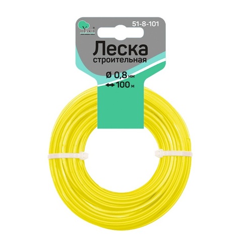 Леска строительная, 0,8ммх100м (Yard) 51-8-101