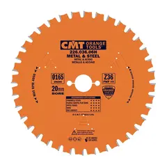 Пильный диск для стали 165x20x1,5/1,2 0° FWF Z=36 СМТ CMT 226.036.06H
