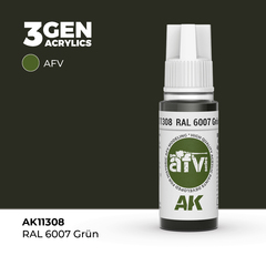 Акриловая краска RAL 6007 Grün 3GEN AFV, 18мл