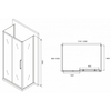 Abber Schwarzer Diamant AG30120MH-S100M-S100M Душевой уголок, 120x100x195, цвет: хром