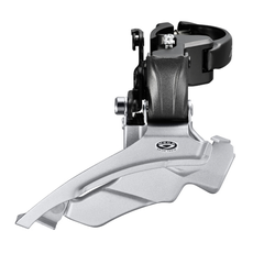 Переключатель передний Shimano Altus M371, универсальная тяга, универсальный хомут, 3x9 скоростей, угол: 66-69