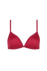 Бюстгальтер с треугольными чашками без косточек LISCA HONEY 60517 Красная ягода