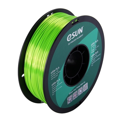 ESUN eSilkPLA, 1.75 мм, 1 кг, лаймовый