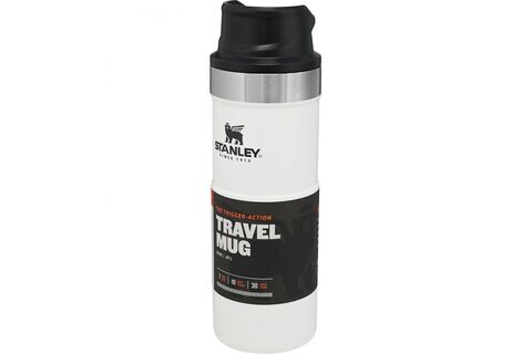 Термокружка "Classic Trigger Action 0,47L белая, One hand 2.0" 10-06439-032 от Stanley