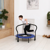 Батут с поручнем DFC JUMPFIT 36'' синий фото №13