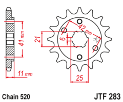 Звезда ведущая JTF 283.14